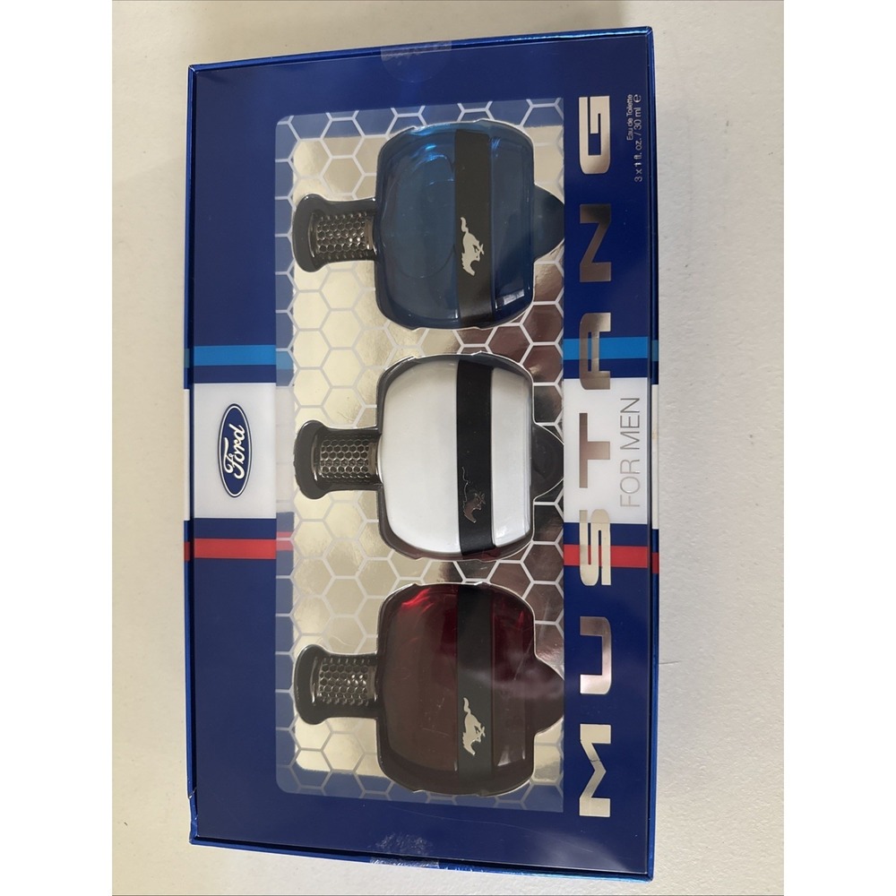 Vintage Mustang for Men 3-Piece Eau de Toilette Coffret / Variety Gift Set - Picture 1 of 4